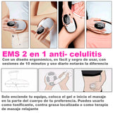EMS VAK 05 MASAJEADOR ANTI CELULITIS TONIFICADOR PIERNA GLUTEO BRAZO GYM SLIM
