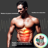 Ems Pad Electroestimulador muscular abdomen y brazos ABS masajeador slim