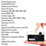 Camara digital VAK VD-AF 24Mp video 1080p Pantalla IPS 32GB